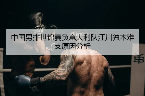 中国男排世锦赛负意大利队江川独木难支原因分析